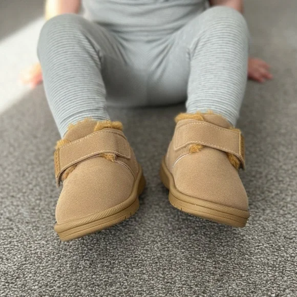 Toddler Girls Snow Boots Non-Slip Rubber Fleece Lined Low-Top with Closure Sz 6 - Picture 13 of 15